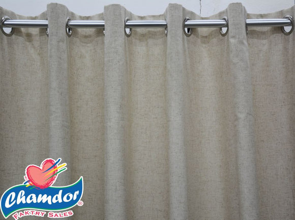 PLAIN EYELET CURTAIN